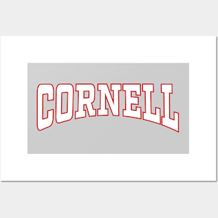 Cornell - White and Red Posters and Art